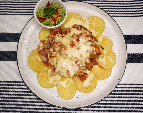 Loaded Potato Nachos