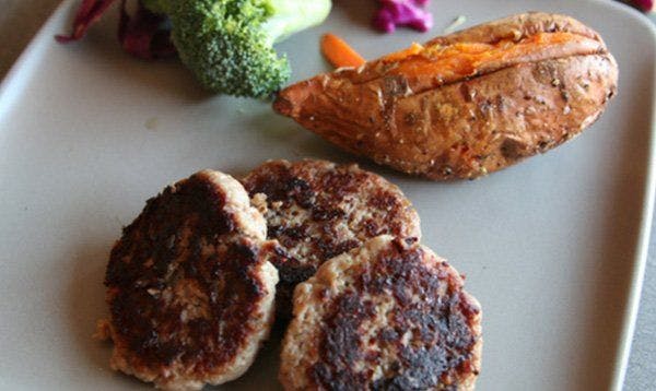 Turkey Rissoles & Satay Stir-Fry Veggies