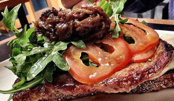 Man Steak Sandwich