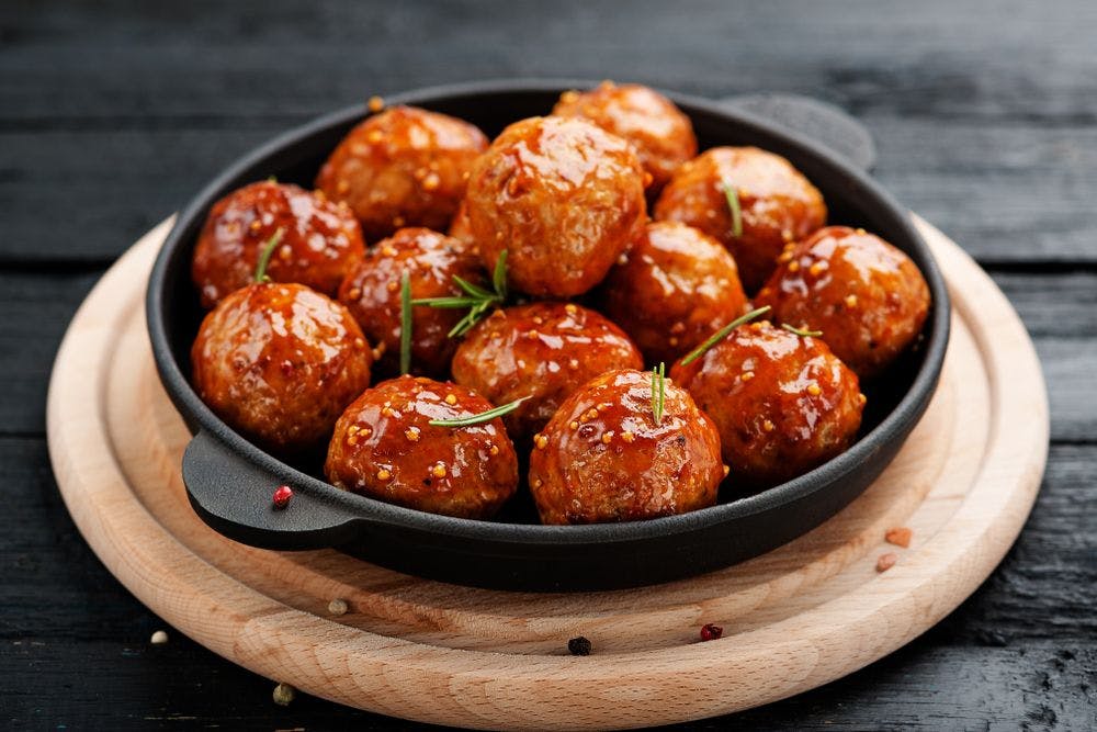 Honey Sriracha Meatballs